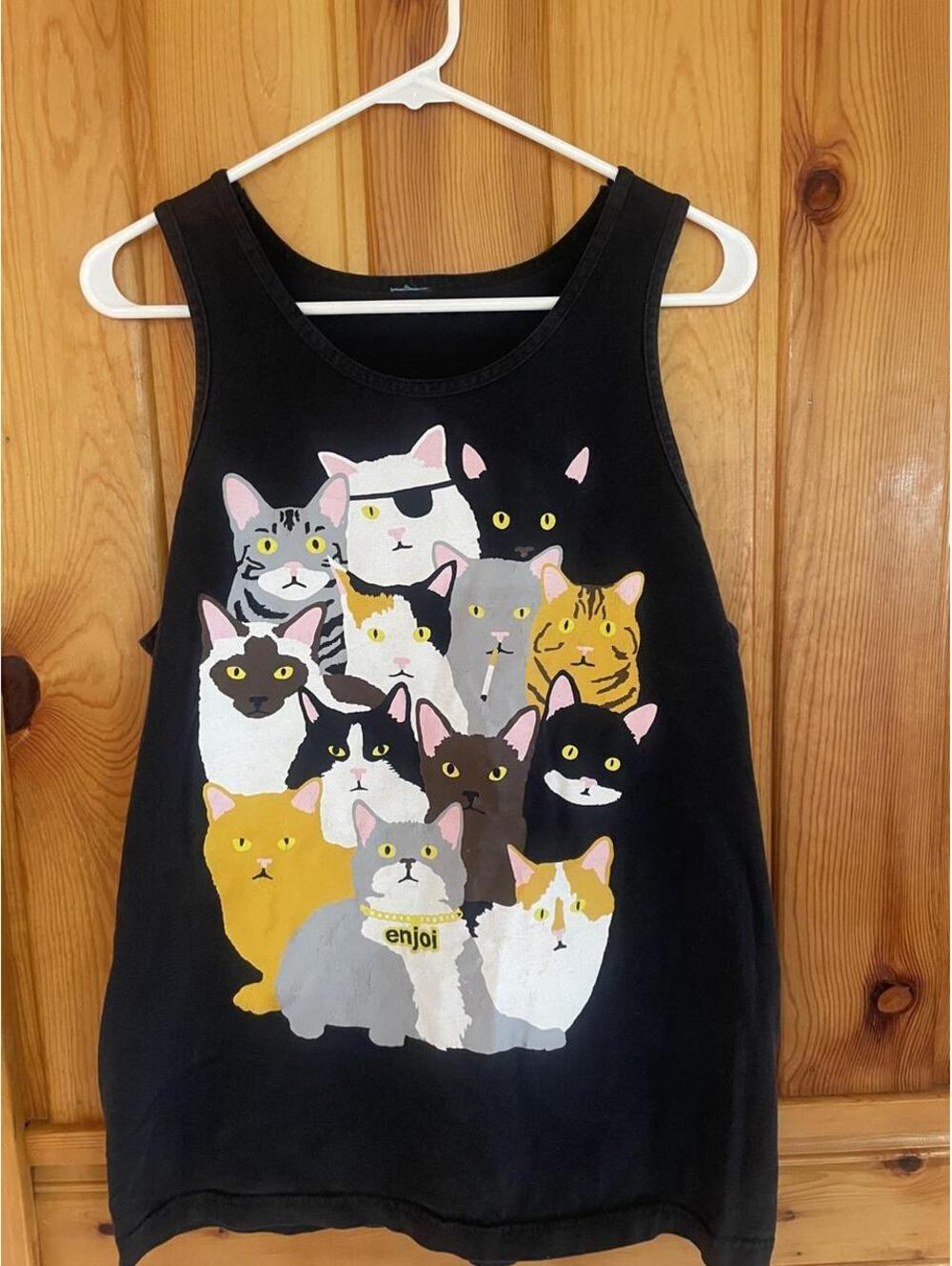 Vintage Enjoi “Cat Gang”/ “Cat Collage” Graphic Tank